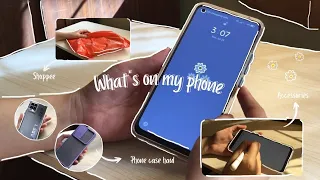 What's on my phone + phone case and accessories haul 🦋 | Realme 8 pro |