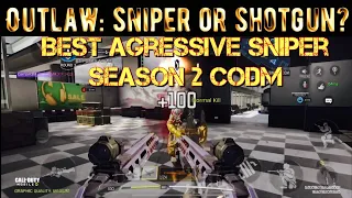 Outlaw: Sniper or Shotgun? COD Mobile Best Aggressive Sniper Season 2 - Search & Destroy Gameplay