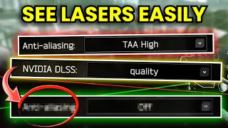 Want Visible Lasers? Try This Setting!