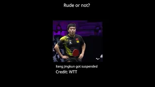 Rude or not? Liang Jinkun got suspended until the end of 2022 #shorts