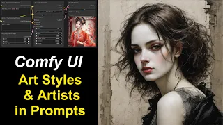 ComfyUI 21 Art Styles & Artists in Prompts (free workflows), Stable Diffusion