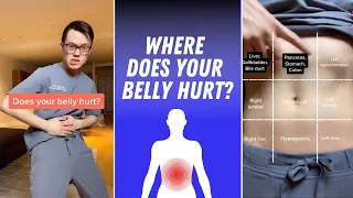 Why you have BELLY PAIN by location #shorts