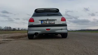 Peugeot 206 S16 GTI 2.0 (99 kW) - rev limiter - Powersprint exhaust system [4K30]