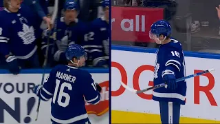 Marner's assist set up by equipment manager!