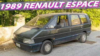 Driving a classic Renault Espace from 1989