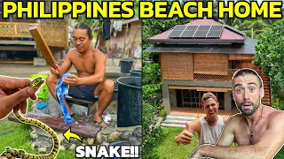 PHILIPPINES BEACH HOME SNAKE! Leaving Cateel for Tagum (BecomingFilipino)