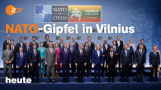 heute 19:00 Uhr vom 11.07.23 Nato-Gipfel, Linnemann CDU-Generalsekretär, Krankenhausreform (english)