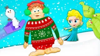 Frozen Elsa and PJ Masks Plays with the Surprise Mr Man Operation Game