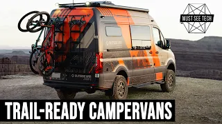 8 Trail-Ready Camping Vans with 4x4 Drives and Modern Travel Amenities