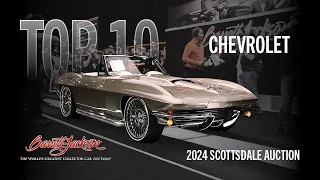 CHEVROLET TOP 10: Top-Selling Chevrolets at the 2024 SCOTTSDALE AUCTION - BARRETT-JACKSON