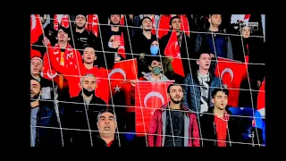 Turkey National Anthem (vs Montenegro) - FIFA World Cup 2022 qualifying