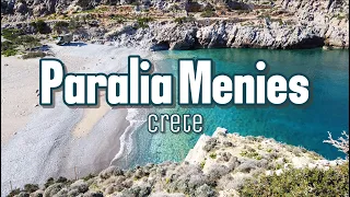 ParaliaMenies Beach. Walking tour. Chania, Crete, Greece. | 探索ParaliaMenies Beach，哈尼亚，克里特岛