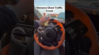 Mansory ghost traffic cruise #rollsroyce #mansory