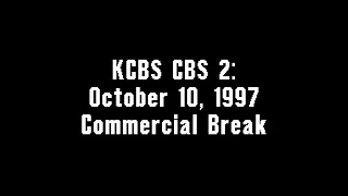 KCBS CBS 2: October 10, 1997 Commercial Break