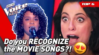 MOVIE SOUNDTRACKS on The Voice Kids! 🍿 | Top 6