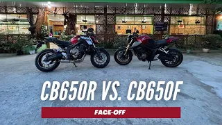 Honda CB650r vs CB650f | Akrapovic Full system exhaust sound check | Active Bodby