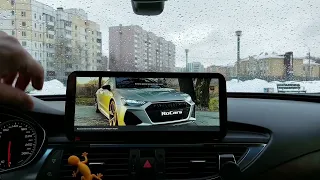 Android монитор 12.3 дюйма. Audi A6/A7 C7