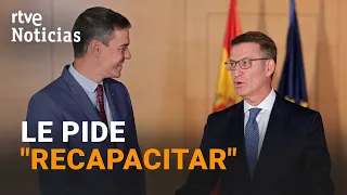 INVESTIDURA: FEIJÓO ofrece a SÁNCHEZ "una TERCERA VÍA" a la AMNISTÍA con "PACTOS de ESTADO" | RTVE