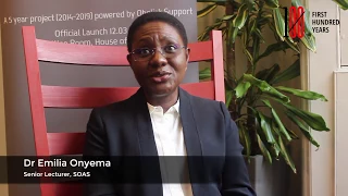 Dr Emilia Onyema for First 100 Years