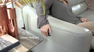 Leather Recliner Sofas | Trilogy Leather Power Recliner Sofas | Furniture Village Winter 2016