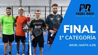 FINAL IX TORNEO VALENCIA PADEL RACE 02/09/2023 1ª Categoría (Hasta 4,25)