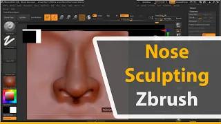 Nose Sculpting in Zbrush | ZBrush for Beginners Tutorial | VRx