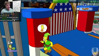 The Simpsons Game Any% NG+ Speedrun in 1:03:53
