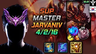 천상계 서폿 자르반 4세 템트리 룬 솔라리 콩콩이 - Master Jarvan IV Support vs Rakan - 롤 KR 12.21