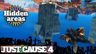 Hidden, secret and under the map areas in Just Cause 4