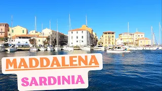 The beauty of LA MADDALENA in Sardinia (2023) 🏝️ Walking tour in 4k