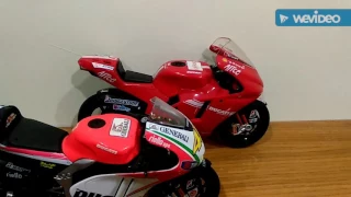 MotoGP bikes in 1:12 & 1:18 scale of Yamaha, Honda Repsol, Ducati by Maisto and minichamps