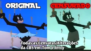 Todas as Censuras/Alterações (Encontradas até o Momento) da CBS de Tom e Jerry