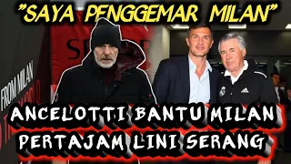 ULURAN TANGAN ANCELLOTI PADA MILAN😍 REKOMENDASI MALDINI TENTANG PENYERANG HANDAL