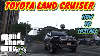 HOW TO INSTALL TOYOTA LAND CRUISER Car MOD in GTA 5 | IN HINDI | How to install MODS