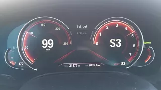 2017 BMW 530i G30 acceleration 0-260