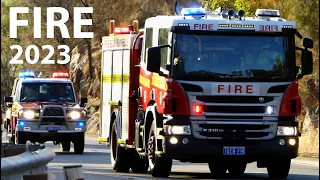 Fire Trucks in Action! Perth, Western Australia 2023