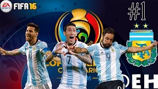 Copa America за Аргентину [FIFA 16] - Начинаем! #1