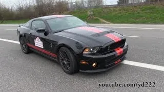 Ford Mustang Shelby GT500 - LOUD SOUNDS and accelerations