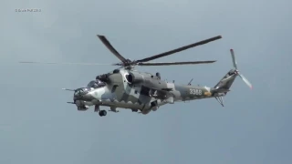 Texel Airshow Rehearsal Mi-24 Hind Attack Helicopter 2015