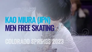 Kao MIURA (JPN) | Men Free Skating | Colorado Springs 2023 | #FigureSkating