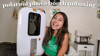 polaroid photo booth unboxing & set-up!!