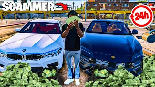 I Became a SCAMMER for 24hrs in CHICAGO.. GTA RP 😈