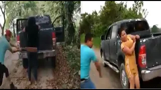 Mexican gang members savagely beat women chained to pickup truck | Video