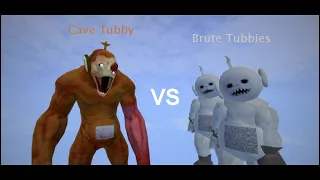 Slendytubbies 3 - Boss vs Boss Fight l Cave Tubby vs Brute Tubbies