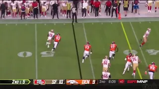 49ers rookie Deebo Samuel turns on the jets on this 45-yard run down to the 1