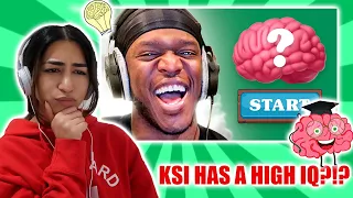 KSI Am I Smarter Than 99% Of The World? (REACTION)