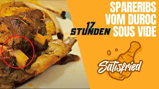 SPARERIBS vom Duroc Schwein SOUS VIDE XXL Ausgabe