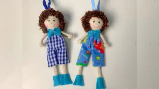 DIY Easy Crafts Doll Keyring / Make and Sell