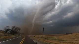 Unbelievable Drillbit TORNADO in Pleasantville Iowa 360 GoPro Reframe