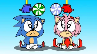Baby SONIC is So Sad With Baby AMY! Sonic The Hedgehog 2 ANIMATION | Sonic AND Amy